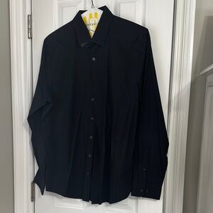 Express Classic Black Dress Shirt